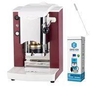 Faber Slot Inox Machine à café, à dosettes ESE de 44 mm - Rouge