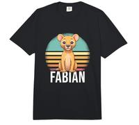 Fabian - Beau nom de garçon avec Un Lion Mignon Comfort Colors Adult Heavyweight T-Shirt