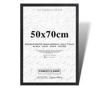 Fabian Clarke London® Grand cadre photo noir 50 x 70 cm pour poster mural de la gamme Franklin
