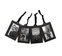 Fabian Clarke London Lot de 4 cadres miniatures noirs à suspendre pour arbre généalogique