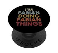 Fabian Name Fabian Personalized Name First Given PopSockets PopGrip Adhésif