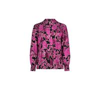 Fabienne Chapot - Blouse Florale Rose à Col Mandarin - Femme - Blouses et Chemises - Multicolore - Taille: 40 FR