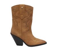 Fabienne Chapot - Bottes de cowboy marron à bout pointu - Femme - Chaussures - Brun - Taille: 41 EU