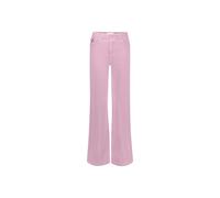 Fabienne Chapot - Hayley Wide Leg Cropped Jeans - Femme - Jeans - Rose - Taille: W28
