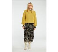 Fabienne Chapot Jessy Midi Skirt Black/dijon Yellow Taille: S | Jupes Outlet | Femme | Jaune