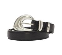 Fabienne Chapot - Precious Pebble Belt Leather - Femme - Accessoires - Noir - Taille: 95 CM