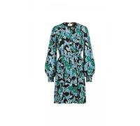 Fabienne Chapot - Robe Courte à Manches Ballon - Femme - Robes - Vert - Taille: 46 FR