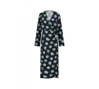 Fabienne Chapot - Robe Midi Florale Enveloppante - Femme - Robes - Noir - Taille: 36 FR