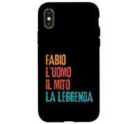 Fabio L'Uomo Il Mito La Leggenda Festa di Compleanno Coque pour iPhone X/XS