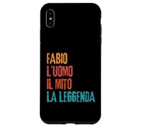 Fabio L'Uomo Il Mito La Leggenda Festa di Compleanno Coque pour iPhone XS Max