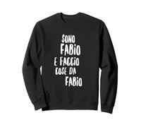 Fabio Pull avec Texte Drôle Homme Garçon Enfant Sweatshirt