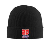 Fabio Quartararo 20 Bonnets à Base de Bonnets tricotés pour Hommes Casquettes Thermiques élastiques Tendance, Design de Salle de Sport automnal Bonnets