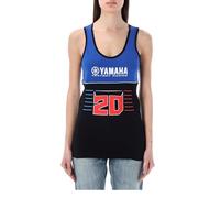 Fabio Quartararo Débardeur Femme Racing 20 Officiel Moto GP - Noir/Bleu - S