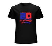 Fabio Quartararo Racing Comfortable Creative Graphic T Shirt Motorcycle Rider Casual Sport Tee Shirt Graphic Black L