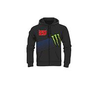 Fabio Quartararo Sweat a Capuche Zip 20 Dual Monster Energy Officiel Moto GP - Noir - XXL