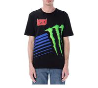 Fabio Quartararo T-Shirt 20 Dual Big Monster Energy Officiel MotoGP - Noir - XL
