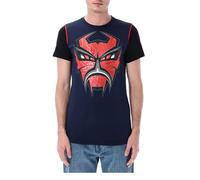 Fabio Quartararo T-Shirt 20 Tête El Diablo Officiel MotoGP - Bleu - S