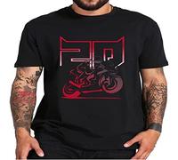 Fabio Quartararo T-Shirt El Diablo World Motorcycle Rider Casual Sport Tee Shirt Tops Short Sleeve 100% Cotton EU Size XL