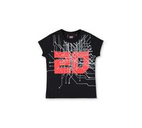 Fabio Quartararo T-Shirt Enfant El Diablo Cyber FQ20 Officiel MotoGP - Noir - 6/7 Ans