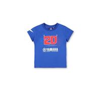 Fabio Quartararo T-Shirt Enfant Racing 20 Officiel Moto GP - Bleu - 4/5 Ans