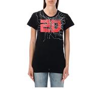 Fabio Quartararo T-Shirt Femme Cyber 20 El Diablo Officiel MotoGP - Noir - L