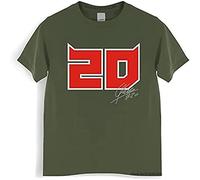 Fabio QUARTARARO with Signature T Shirt Fabio quartararo Men Cotton Tshirt Male Fabio quartararo Black Tees Euro Size XL