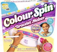 FABLAB - Colour Spin Bracelet Maker - Machine à Créer des Bracelets Tendance - Kit DIY Enfant Dès 6 ans - Activité Créative Rapide et Facile - Idée Cadeau pour Anniversaire