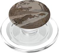 Fable d'Ésope La Tortue et Le Lièvre PopSockets PopGrip pour MagSafe