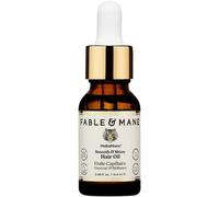 Fable and Mane MahaMane Smooth & Shine Hair Oil, Heat Protection Hair Oil for Dry Damaged Hair, Smoothing Hair Serum, Anti Frizz Hair Products - Genuine Fable and Mane Hair Oil. 14.4ml