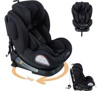 FableKids® NOBLE siège auto pour enfants avec Isofix | pivotant à 360° | siège auto pour enfants | i-Size 40-150cm | harnais à 5 points | appui-tête à 8 positions ECE R129/03 | noir