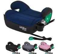 FableKids Siège Auto Enfant Isofix ECE R129/03 | Rehausseur avec Ceinture 3 Points et Porte-Gobelet | Pour Enfants 125-150 cm jusqu’à 5 Ans | Bleu