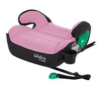 FableKids Siège auto pour enfant avec Isofix, ceinture de sécurité 3 points, siège auto pour enfant jusqu'à 5 ans, 125-150 cm, avec porte-gobelet, rehausseur ECE R129/03, 43 x 40 x 21 cm, rose