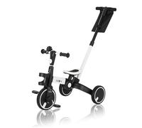 FableKids Tricycle 7in1 Enfant Tricycle Course Enfant Guidon Vélo Bébé Poussette | Direction Parentale | Pliable | Porte-Gobelet | à partir de 18 Mois | Sonnette | Blanc