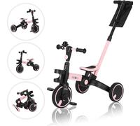 FableKids® Tricycle 7in1 Enfant Tricycle de course Enfant Guidon Vélo Bébé Poussette | Direction parentale |Pliable | Porte-gobelet | dès 18 mois