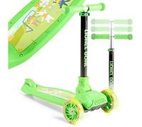 FableKids Trottinette pour enfants avec roues LED Scooter à 3 roues réglable en hauteur Trottinette