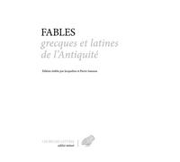 Fables grecques et latines de l'Antiquité - Émile Chambry - Belles Lettres - relié - Anthologie