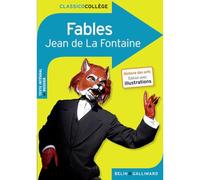 Fables - Jean de La Fontaine - Belin Education - Gallimard - broché - Scolaire / Universitaire