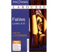 Fables : Livres I à VI de Jean de La Fontaine (9 juillet 2008) Poche