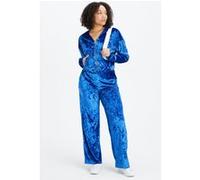 Fabletics Go-to Crushed Velour Wide Leg Pant Celeste Taille: L REG | Pantalons de survêtement Outlet | Femme | Cyan