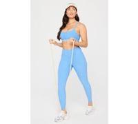 Fabletics Heatherflex High-waisted Legging Bali Blue Heather Taille: L REG | Leggings de sport Outlet | Femme | Bleu