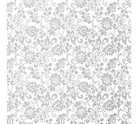 Fablon Fine Decor Rouleau de Plastique Autocollant Argenté 45 cm x 2 m