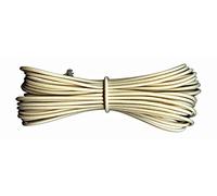 Fabmania Beige Cordon élastique Rond - 2 mm de diamètre