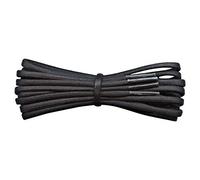 Fabmania® Laces Lacets Ronds Cirés - Noir - Longueur 180 cm