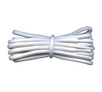Fabmania Lacets de botte en épais cordon rond - 5/6 mm - Blanc - 240cm