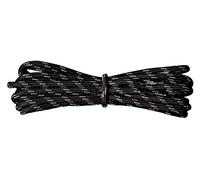 Fabmania Lacets Lacets Ronds Réfléchissants Noirs - 210cm