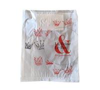 FABOLAND - Pack de 10 sacs à galettes - 26 + 3 x 32 cm - décors Épiphanie, papier ingraissable kraft blanchi