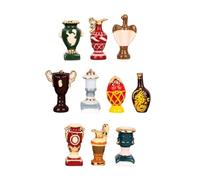 FABOLAND - série de 10 fèves Brillantes en céramique, Trésors de Musée, Miniatures pour Galette des Rois et collectionneur - DV2790