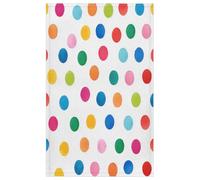 Fabpuro Torchon de cuisine en microfibre doux et absorbant à séchage rapide pour salle de bain, décoration d'intérieur, aquarelle, arc-en-ciel, pois, 45 x 72 cm
