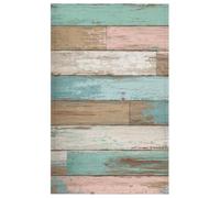Fabpuro Torchon de cuisine en microfibre doux et absorbant à séchage rapide pour salle de bain, décoration d'intérieur - Motif planche de bois rustique - 45 x 72 cm
