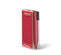 FABRIANO 06803006 - Inspira Shorty Pen Set avec stylo à bille, rouge, bloc-notes, blocs-notes, pour designers, étudiants, artistes & amateurs d'écriture